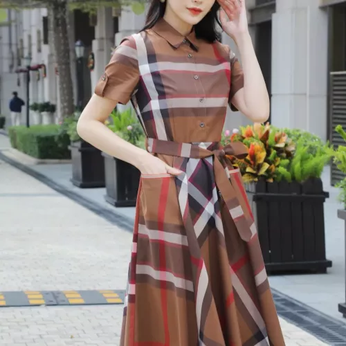 Replica Burberry Dresses Short Sleeved For Women #1295320 $96.00 USD for Wholesale