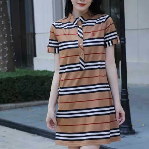 Wholesale Burberry Dresses Short Sleeved For Women #1295321 $96.00 USD, Wholesale Quality Replica Burberry Dresses