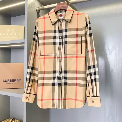 Wholesale Burberry Shirts Long Sleeved For Women #1295326 $88.00 USD, Wholesale Quality Replica Burberry Shirts