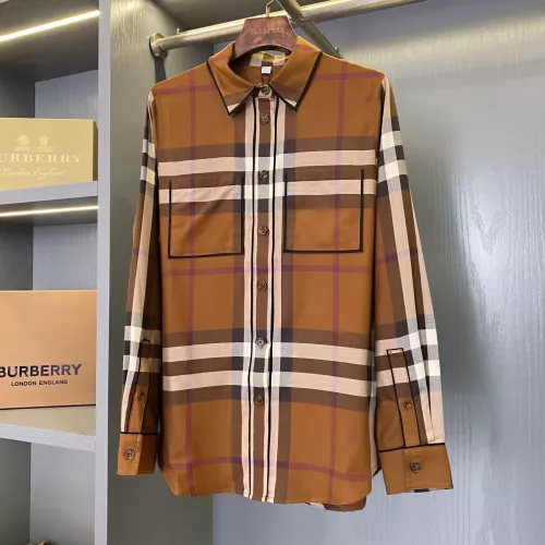 Wholesale Burberry Shirts Long Sleeved For Women #1295327 $88.00 USD, Wholesale Quality Replica Burberry Shirts