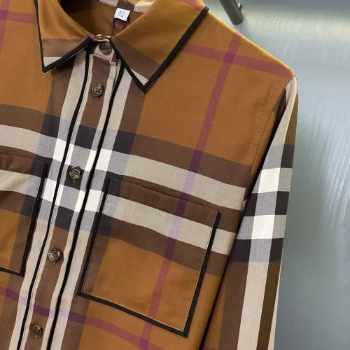 Replica Burberry Shirts Long Sleeved For Women #1295327 $88.00 USD for Wholesale