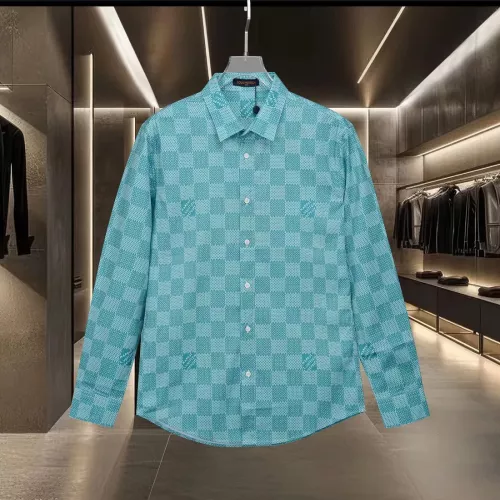 Wholesale Louis Vuitton LV Shirts Long Sleeved For Men #1295342 $72.00 USD, Wholesale Quality Replica Louis Vuitton LV Shirts