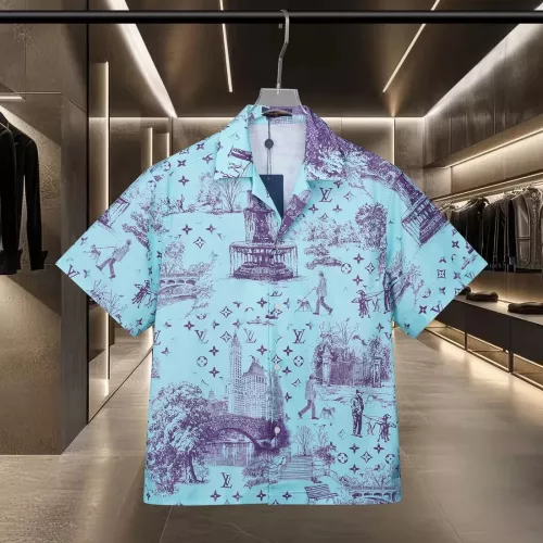 Wholesale Louis Vuitton LV Shirts Short Sleeved For Men #1295343 $72.00 USD, Wholesale Quality Replica Louis Vuitton LV Shirts