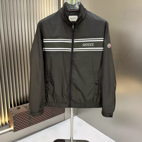 Wholesale Gucci Jackets Long Sleeved For Men #1295348 $125.00 USD, Wholesale Quality Replica Gucci Jackets