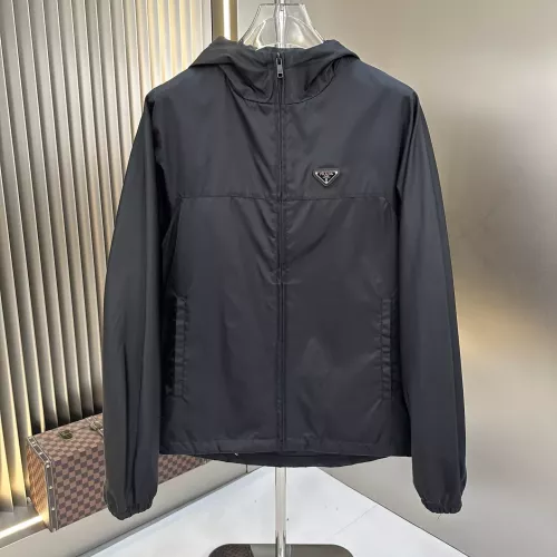 Wholesale Prada Jackets Long Sleeved For Men #1295386 $125.00 USD, Wholesale Quality Replica Prada Jackets