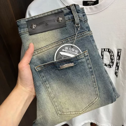 Wholesale Chrome Hearts Jeans For Men #1295391 $76.00 USD, Wholesale Quality Replica Chrome Hearts Jeans