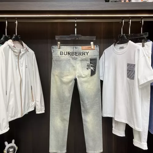 Replica Burberry Jeans For Men #1295397 $76.00 USD for Wholesale