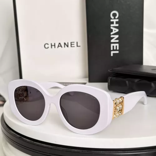 Wholesale Chanel AAA Quality Sunglasses #1295418 $64.00 USD, Wholesale Quality Replica Chanel AAA Quality Sunglasses