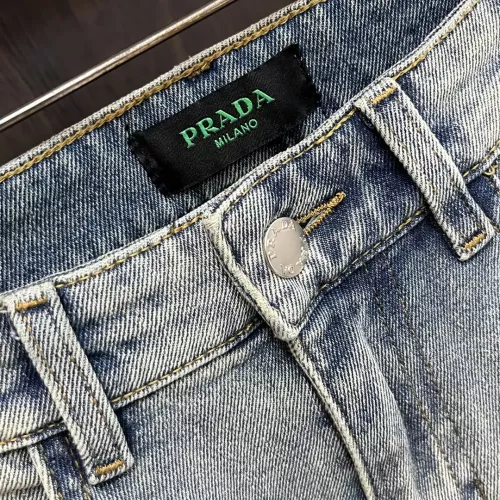 Replica Prada Jeans For Men #1295444 $76.00 USD for Wholesale