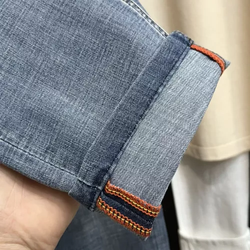 Replica Hermes Jeans For Men #1295446 $88.00 USD for Wholesale