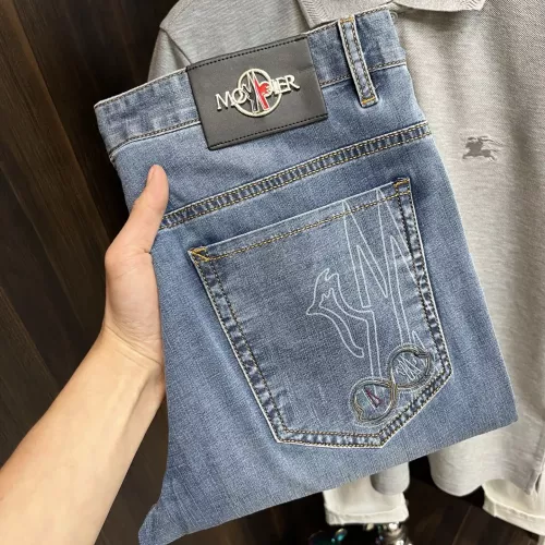 Wholesale Moncler Jeans For Men #1295457 $88.00 USD, Wholesale Quality Replica Moncler Jeans