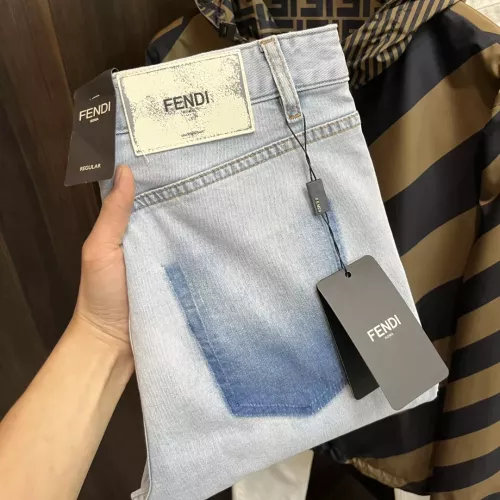 Wholesale Fendi Jeans For Men #1295463 $88.00 USD, Wholesale Quality Replica Fendi Jeans