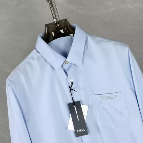 Replica Christian Dior Shirts Long Sleeved For Men #1295468 $88.00 USD for Wholesale