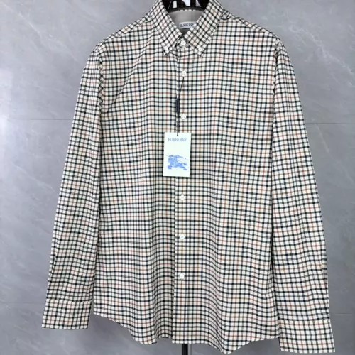 Wholesale Burberry Shirts Long Sleeved For Men #1295470 $88.00 USD, Wholesale Quality Replica Burberry Shirts