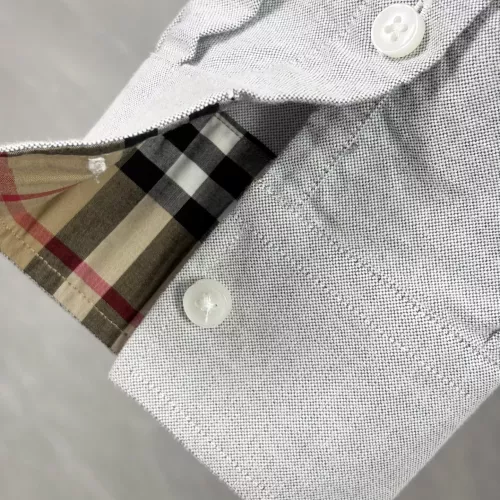 Replica Burberry Shirts Long Sleeved For Men #1295472 $92.00 USD for Wholesale