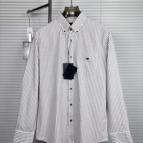 Wholesale Prada Shirts Long Sleeved For Men #1295478 $88.00 USD, Wholesale Quality Replica Prada Shirts