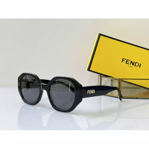 Wholesale Fendi AAA Quality Sunglasses #1295774 $60.00 USD, Wholesale Quality Replica Fendi AAA Quality Sunglasses