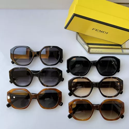 Replica Fendi AAA Quality Sunglasses #1295774 $60.00 USD for Wholesale