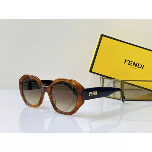 Wholesale Fendi AAA Quality Sunglasses #1295778 $60.00 USD, Wholesale Quality Replica Fendi AAA Quality Sunglasses