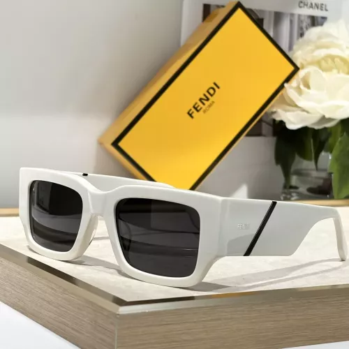 Wholesale Fendi AAA Quality Sunglasses #1295782 $64.00 USD, Wholesale Quality Replica Fendi AAA Quality Sunglasses