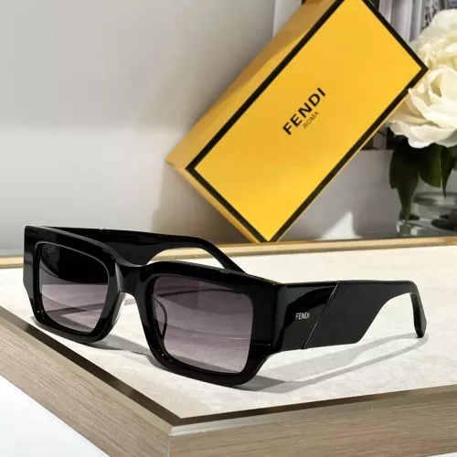 Wholesale Fendi AAA Quality Sunglasses #1295783 $64.00 USD, Wholesale Quality Replica Fendi AAA Quality Sunglasses