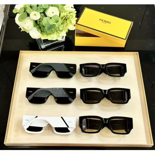 Replica Fendi AAA Quality Sunglasses #1295783 $64.00 USD for Wholesale