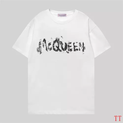 Wholesale Alexander McQueen T-shirts Short Sleeved For Unisex #1295801 $32.00 USD, Wholesale Quality Replica Alexander McQueen T-shirts