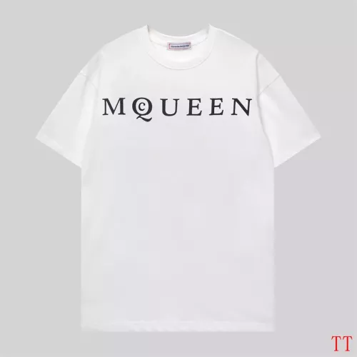 Wholesale Alexander McQueen T-shirts Short Sleeved For Unisex #1295803 $29.00 USD, Wholesale Quality Replica Alexander McQueen T-shirts