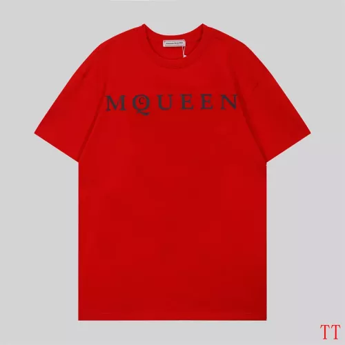 Wholesale Alexander McQueen T-shirts Short Sleeved For Unisex #1295804 $29.00 USD, Wholesale Quality Replica Alexander McQueen T-shirts