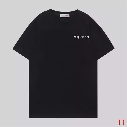 Replica Alexander McQueen T-shirts Short Sleeved For Unisex #1295813 $32.00 USD for Wholesale