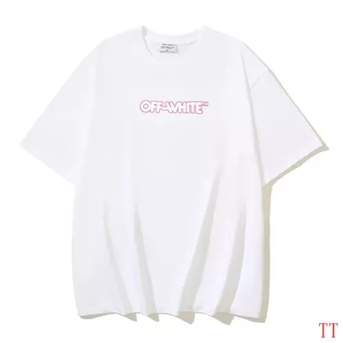 Wholesale Off-White T-Shirts Short Sleeved For Unisex #1295827 $29.00 USD, Wholesale Quality Replica Off-White T-Shirts