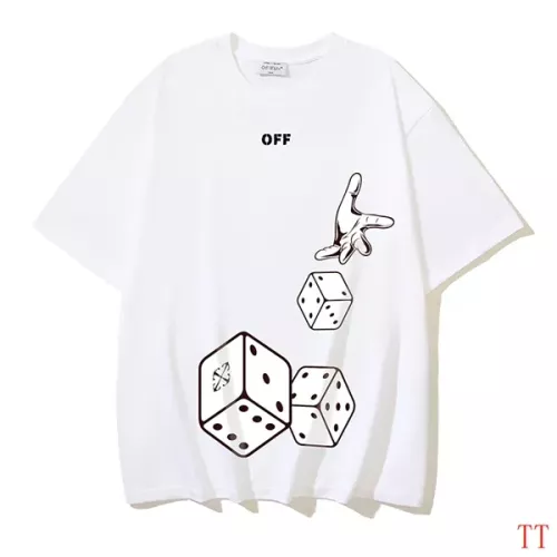 Wholesale Off-White T-Shirts Short Sleeved For Unisex #1295846 $29.00 USD, Wholesale Quality Replica Off-White T-Shirts