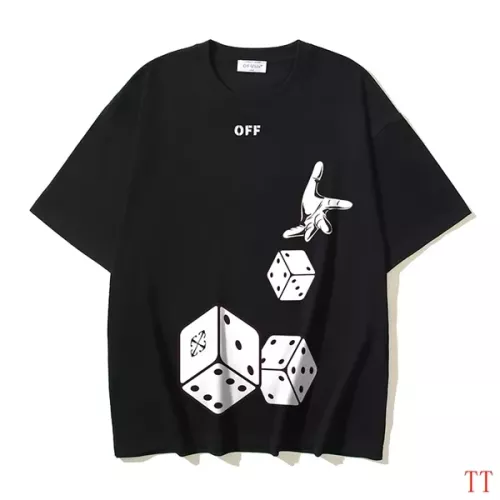 Wholesale Off-White T-Shirts Short Sleeved For Unisex #1295847 $29.00 USD, Wholesale Quality Replica Off-White T-Shirts