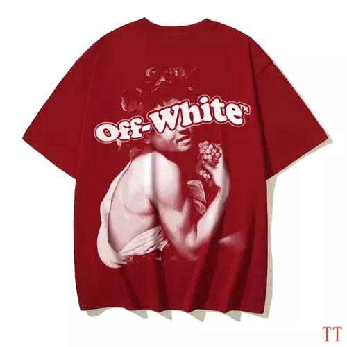 Wholesale Off-White T-Shirts Short Sleeved For Unisex #1295852 $29.00 USD, Wholesale Quality Replica Off-White T-Shirts