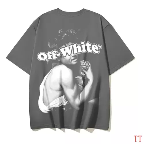 Wholesale Off-White T-Shirts Short Sleeved For Unisex #1295856 $29.00 USD, Wholesale Quality Replica Off-White T-Shirts