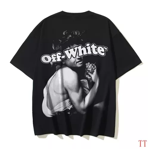 Wholesale Off-White T-Shirts Short Sleeved For Unisex #1295857 $29.00 USD, Wholesale Quality Replica Off-White T-Shirts