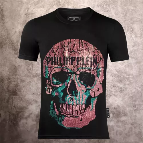 Wholesale Philipp Plein PP T-Shirts Short Sleeved For Men #1295922 $32.00 USD, Wholesale Quality Replica Philipp Plein PP T-Shirts