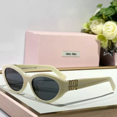 Wholesale MIU MIU AAA Quality Sunglasses #1296148 $60.00 USD, Wholesale Quality Replica MIU MIU AAA Sunglasses