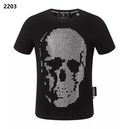 Wholesale Philipp Plein PP T-Shirts Short Sleeved For Men #1296221 $27.00 USD, Wholesale Quality Replica Philipp Plein PP T-Shirts