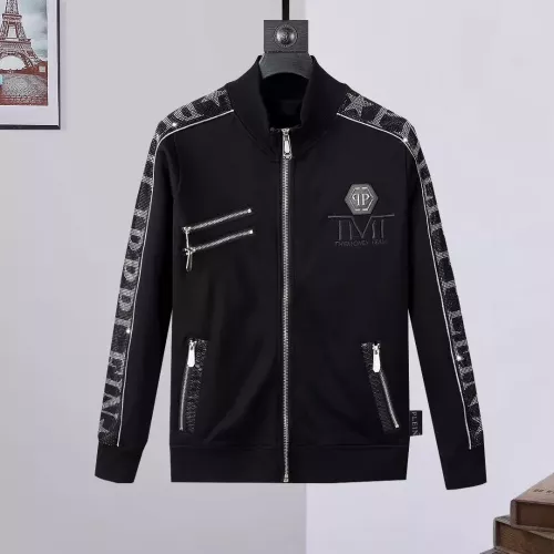 Wholesale Philipp Plein PP Jackets Long Sleeved For Men #1296281 $72.00 USD, Wholesale Quality Replica Philipp Plein PP Jackets