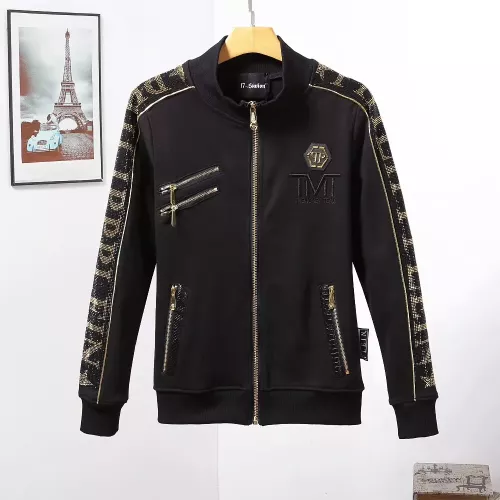 Wholesale Philipp Plein PP Jackets Long Sleeved For Men #1296282 $72.00 USD, Wholesale Quality Replica Philipp Plein PP Jackets