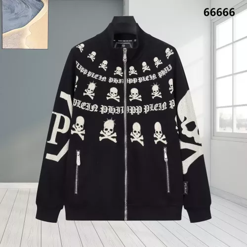 Wholesale Philipp Plein PP Jackets Long Sleeved For Men #1296296 $64.00 USD, Wholesale Quality Replica Philipp Plein PP Jackets