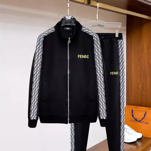 Wholesale Fendi Tracksuits Long Sleeved For Men #1296430 $92.00 USD, Wholesale Quality Replica Fendi Tracksuits