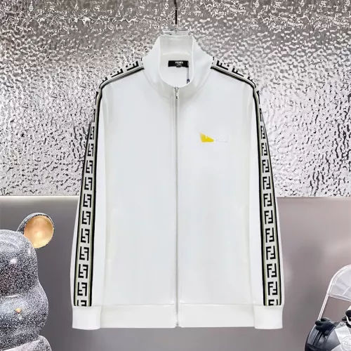 Replica Fendi Tracksuits Long Sleeved For Men #1296436 $92.00 USD for Wholesale