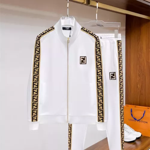 Wholesale Fendi Tracksuits Long Sleeved For Men #1296440 $92.00 USD, Wholesale Quality Replica Fendi Tracksuits