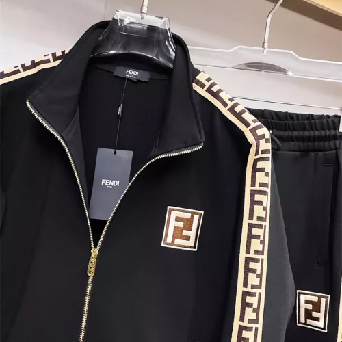 Replica Fendi Tracksuits Long Sleeved For Men #1296441 $92.00 USD for Wholesale