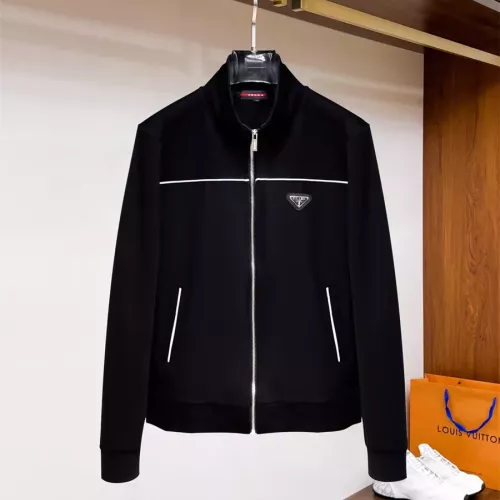 Replica Prada Tracksuits Long Sleeved For Men #1296453 $92.00 USD for Wholesale