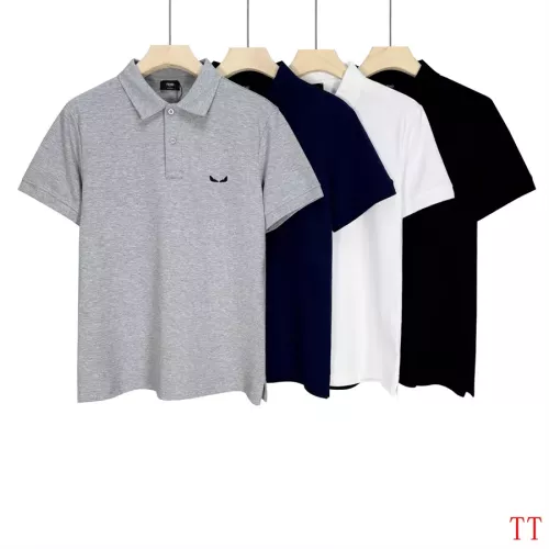 Replica Fendi T-Shirts Short Sleeved For Men #1296580 $39.00 USD for Wholesale