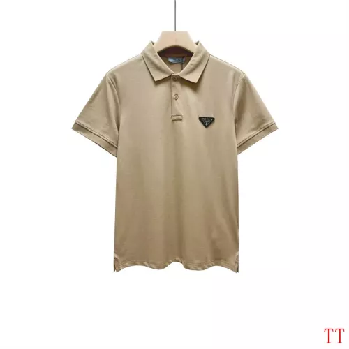 Wholesale Prada T-Shirts Short Sleeved For Men #1296584 $39.00 USD, Wholesale Quality Replica Prada T-Shirts