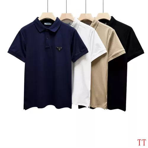 Replica Prada T-Shirts Short Sleeved For Men #1296584 $39.00 USD for Wholesale